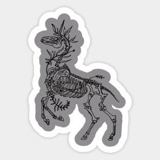 Unicorn Bones Sticker